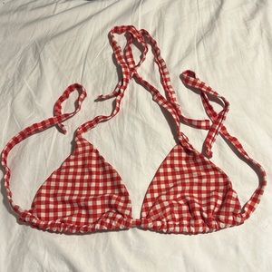 NWOT Show Me Your Mumu Checkered Bikini Top